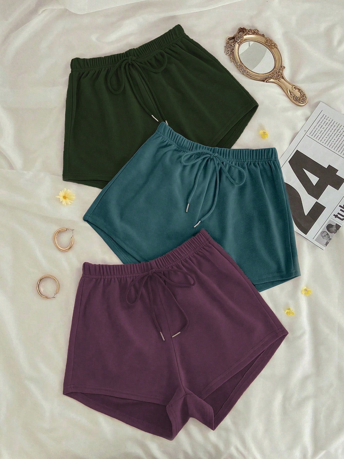Casual Vlak Lounge bottoms Geknoopt