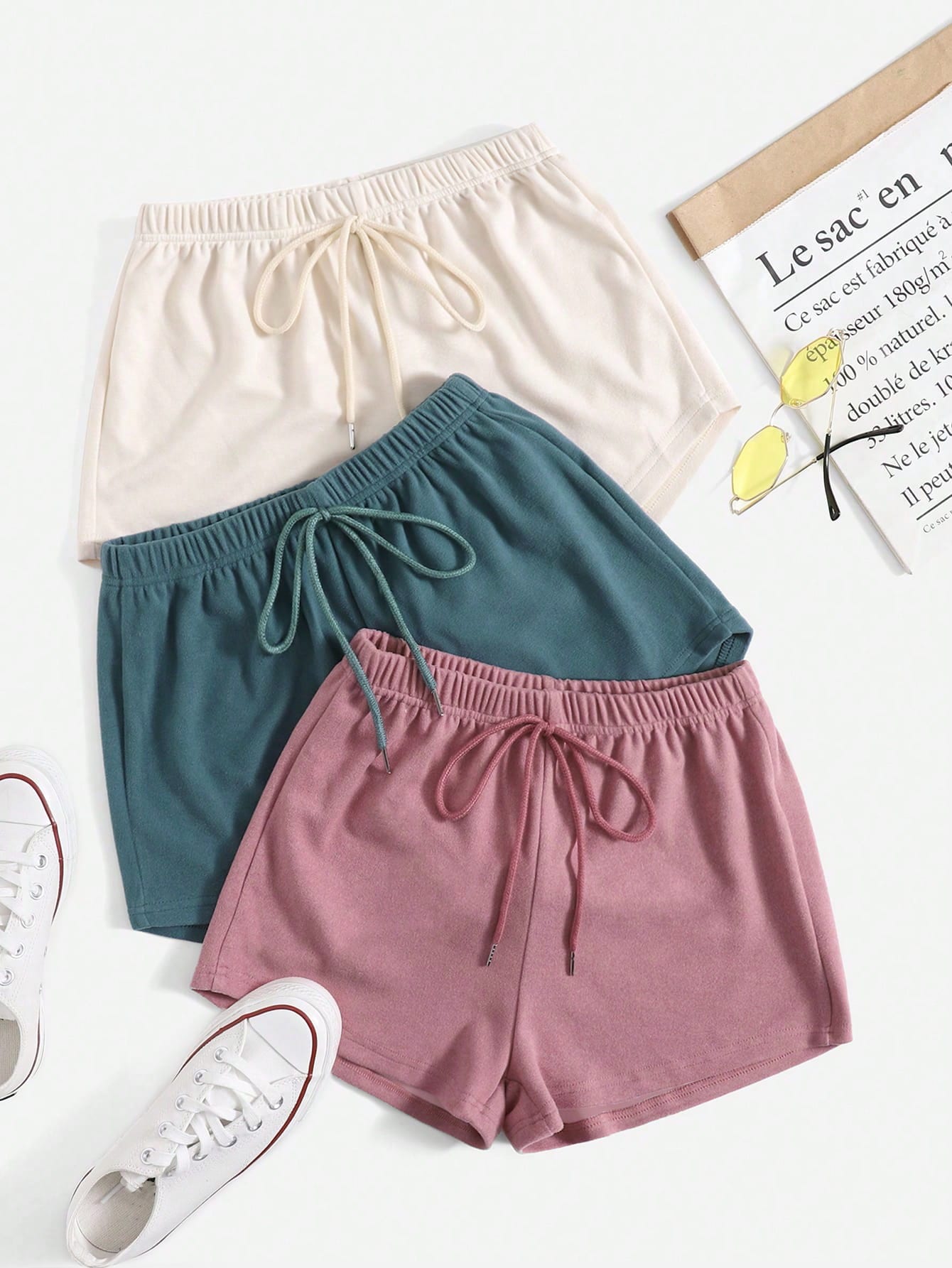 Casual Vlak Lounge bottoms Geknoopt