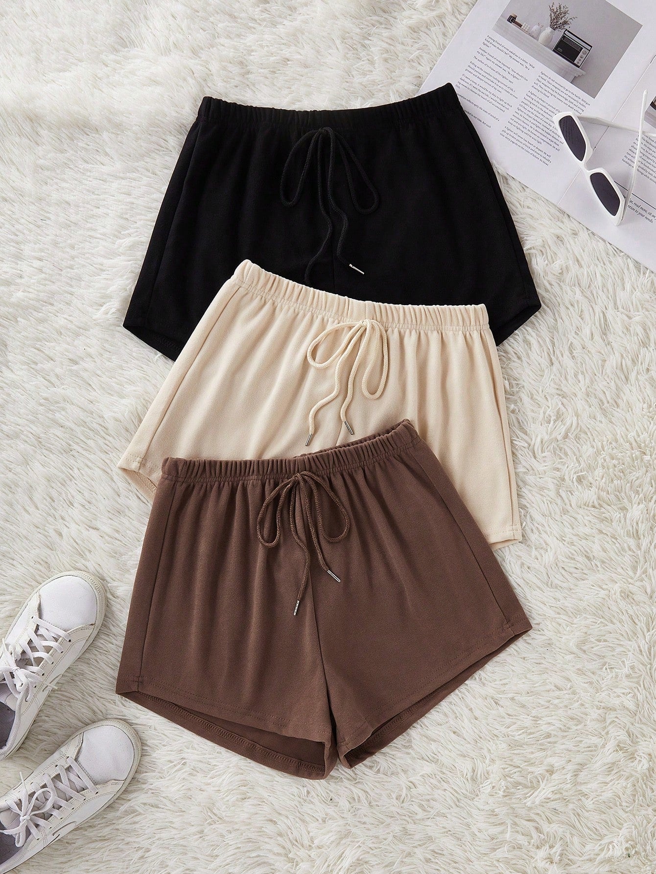 Casual Vlak Lounge bottoms Geknoopt