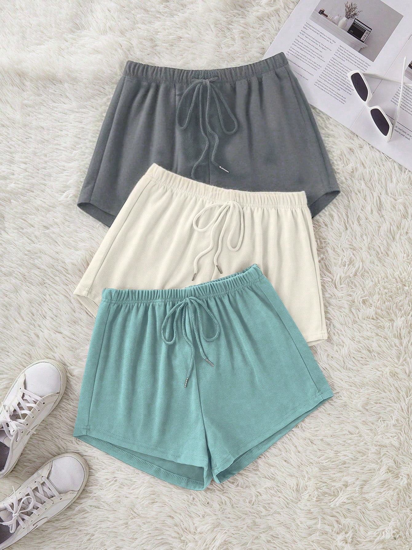 Casual Vlak Lounge bottoms Geknoopt