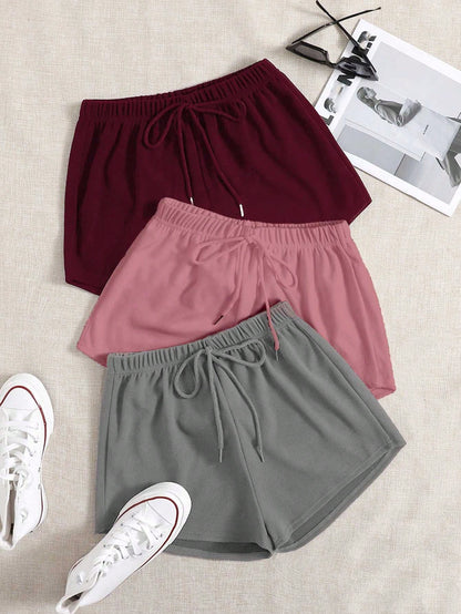 Casual Vlak Lounge bottoms Geknoopt
