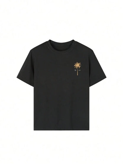 T-shirt met palmboom