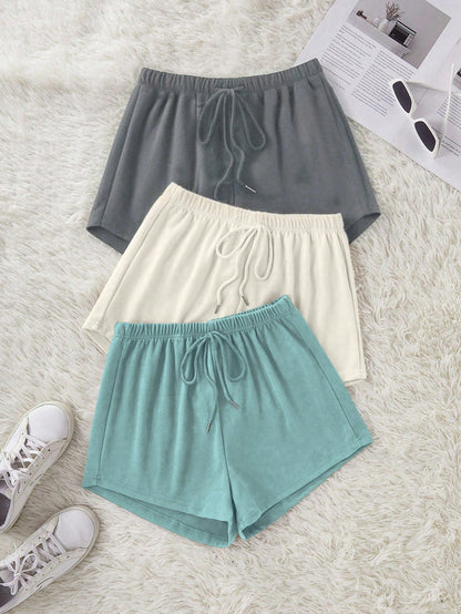 Casual Vlak Lounge bottoms Geknoopt