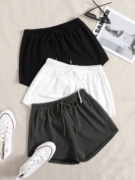 Casual Vlak Lounge bottoms Geknoopt