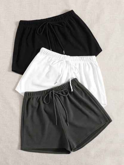 Casual Vlak Lounge bottoms Geknoopt